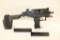 Uzi Pro 9mm Pistol, threaded barrel, w/folding stabilizing brace, w/2 magazines, s/n U2001303, ANIB