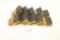 M1 Garand Enbloc clips loaded with 8 rounds of .30-06 1989 military ammunition, x10 enblocs (total 8