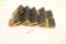 M1 Garand Enbloc clips loaded with 8 rounds of .30-06 1989 military ammunition, x10 enblocs (total 8