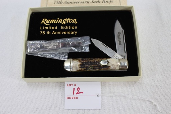 Remington Limited Edition 75th Anniversary Knife, 1of 7500, sn1751, R106