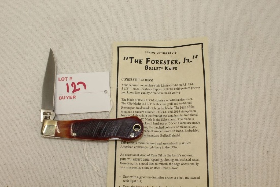 Remington Bullet Knife, "The Forester Jr.", 2014, R1173L ANIB