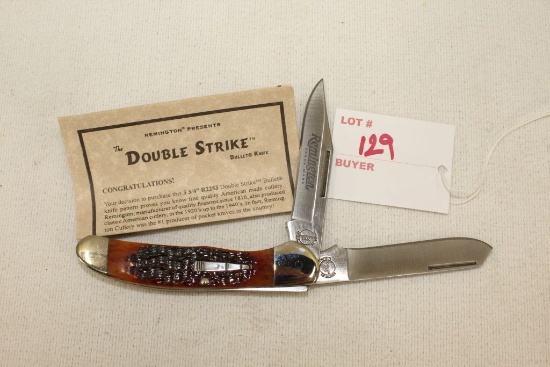 Remington Bullet Knife, "The Double Strike", R2253, 2010 ANIB