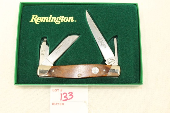 Remington 100th Anniversary Autoloading Shotgun LTD Edition Knife, 1905-2005,  R-24 ANIB
