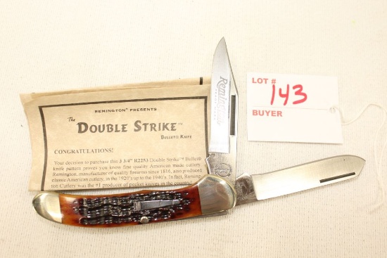 Remington Bullet Knife, "The Double Strike", R2253, 2010 ANIB