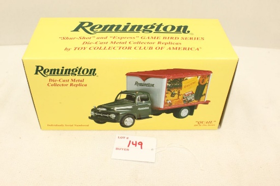 Remington Game Bird Series Die Cast Metal '51 Ford Dry Goods Van, 4th in series, "Quail", 1:34 scale