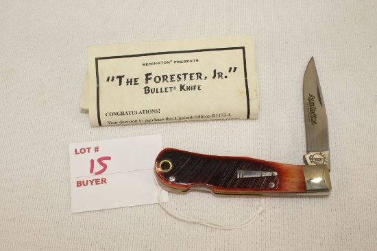 Remington Bullet Knife, "The Forester Jr.", 2014, R1173L