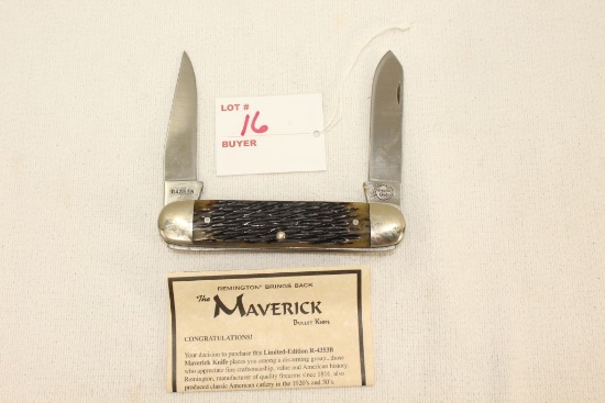 Remington Bullet Knife, "The Maverick", 2005, R4353B