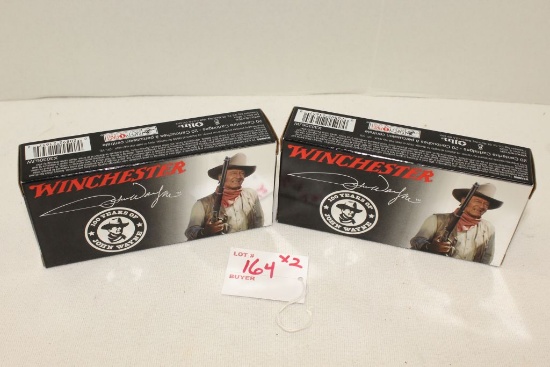 Winchester "100 Years of John Wayne", .30-30cal, 150gr PP,  x2 boxes 20rds each, "Duke" stamped on b