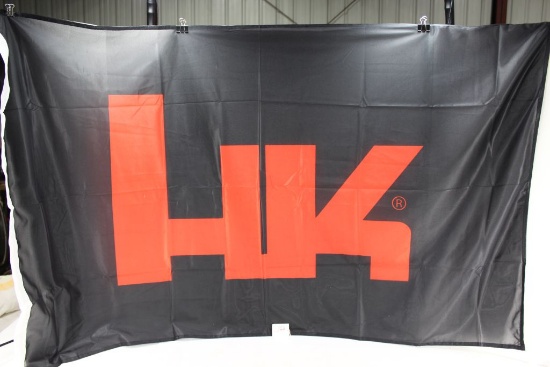 Heckler & Koch Full size flag w/grommets, 3'x5' NEW