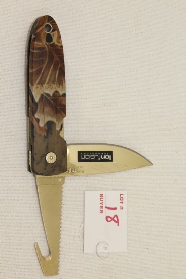 Buck Knife, Hunting Fishing, Ion Fusion, B180