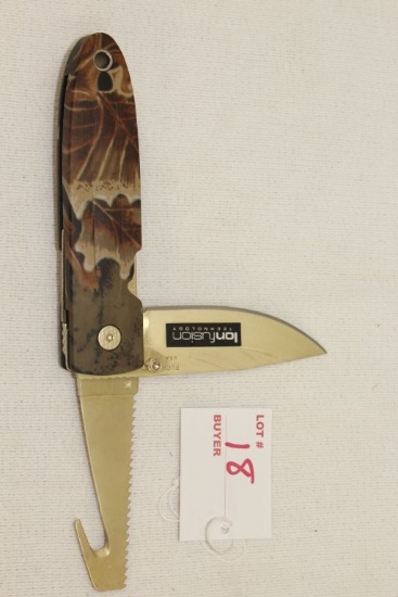 Buck Knife, Hunting Fishing, Ion Fusion, B180