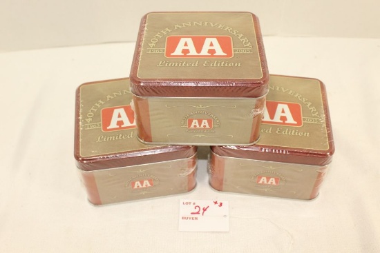 Winchester 40th Anniversary 1965-2005, "AA" Ltd Edition tins each containing 25 shothells, Light Tar