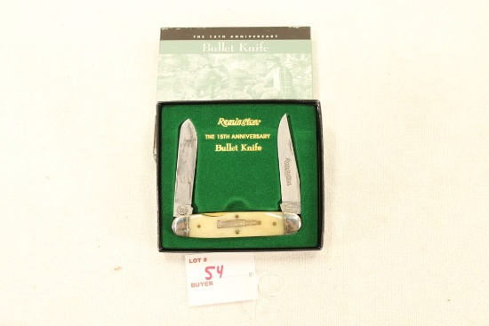 Remington Bullet Knife, 15th Anniversary, R4468, 1997 ANIB