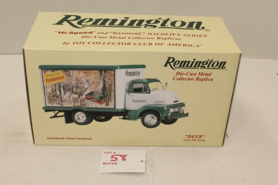 Remington Die Cast Metal Collector Replica, '53 Ford Straight Truck C-600, 1:34 scale, "Deer", 1st i