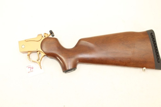 Thompson Center Custom Shop G2 Gold Cerakote Contender Frame, walnut stock and rifle forend with 5 v