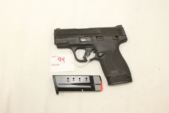 Smith & Wesson M&P Shield Plus, 9mm semi-auto pistol with thumb safety, s/n JLH0953, ANIB