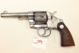 Colt 1889 Double Action .38cal revolver, used, little blueing, s/n 28320