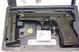 Beretta 2001 92FS, Honors 911, United We Stand, 1 of 2001, Black w/Gold Engraving, 9mm, semi-auto pi