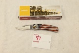 Buck Knife, B525, American Flag/Eagle, 2001