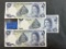 Three Cayman Islands Currency Board One Dollar Notes - VF/XF