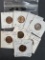 1960D Lincoln Memorial Cents with Filled Die Errors - Ten Coins - AU/BU