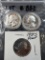 1976S x 2 and 1977S Washington Quarter Dollar Proof Coins - PR