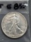 1945 Walking Liberty Half Dollar - XF