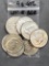 1965-1969D Kennedy Half Dollars - Nine Coins - Circulated - 40% Silver