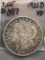 1921D Morgan Silver Dollar - VF - Dark