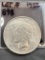 1922 Silver Peace Dollar - Cartwheel Luster - AU+