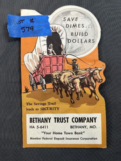 Bethany Trust Company, Bethany, MO Save Dimes Build Dollars Folder