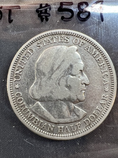 1892 Columbian Exposition Half Dollar - Silver - VF