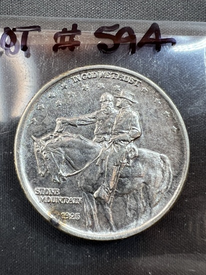 1925 Stone Mountain Commemorative Half Dollar - Silver, very nice - Unc