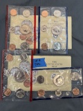 Two 1990 United States Mint Sets - Complete P&D