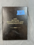 The Official Bicentennial Day Commeorative Folder with Sterling Silver Proof Coin - PF