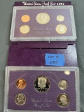 Two 1987 United States Proof Sets