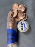 1975D Lincoln Memorial Cent Tube - 45 Coins - BU