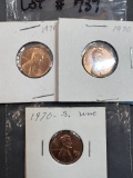 1970 PDS Lincoln Memorial Cent - BU