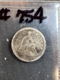 1840 Seated Liberty Half Dime - AG