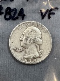 1938S Washington Quarter Dollar - VF