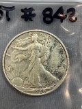 1940S Walking Liberty Half Dollar, Dark Obverse - VF