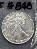 1945 Walking Liberty Half Dollar - AU