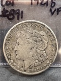 1921S Morgan Silver Dollar - VF