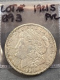 1921S Morgan Silver Dollar - VF+ Details - PVC Residue