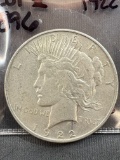 1922 Silver Peace Dollar - F