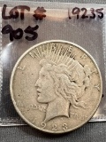 1923S Silver Peace Dollar - F