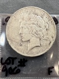 1926 Silver Peace Dollar - F