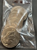 Ten 1974D Eisenhower Dollars - AU