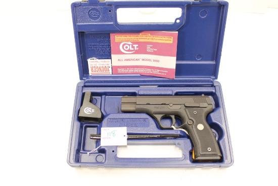 Colt All American Model 2000, 9mm, semi-auto, black, ANIB sn PF24061