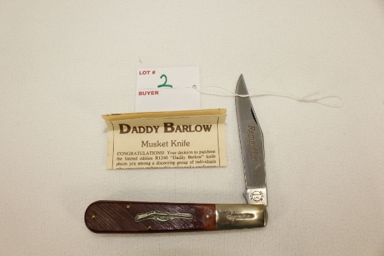 Remington Musket Knife, "Daddy Barlow" R1240